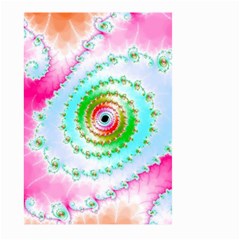 Fractal Spiral Twist Twisted Helix Large Garden Flag (two Sides) by Pakrebo