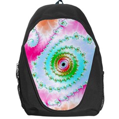 Fractal Spiral Twist Twisted Helix Backpack Bag