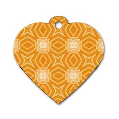 Seamless Pattern Ornament Design Dog Tag Heart (two Sides) by Pakrebo