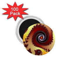 Fractal Rendering Spiral Twist 1 75  Magnets (100 Pack)  by Pakrebo