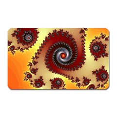 Fractal Rendering Spiral Twist Magnet (rectangular) by Pakrebo