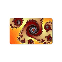 Fractal Rendering Spiral Twist Magnet (name Card) by Pakrebo