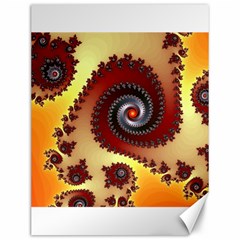 Fractal Rendering Spiral Twist Canvas 12  X 16  by Pakrebo