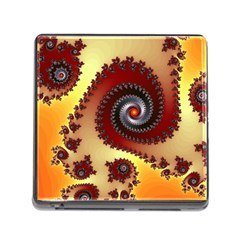 Fractal Rendering Spiral Twist Memory Card Reader (square 5 Slot) by Pakrebo