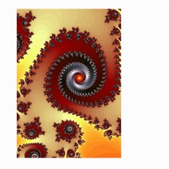 Fractal Rendering Spiral Twist Large Garden Flag (two Sides) by Pakrebo