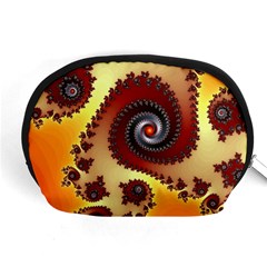 Fractal Rendering Spiral Twist Accessory Pouch (medium) by Pakrebo