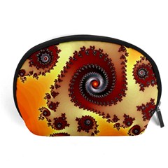 Fractal Rendering Spiral Twist Accessory Pouch (large) by Pakrebo