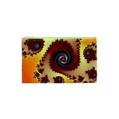 Fractal Rendering Spiral Twist Cosmetic Bag (xs) by Pakrebo