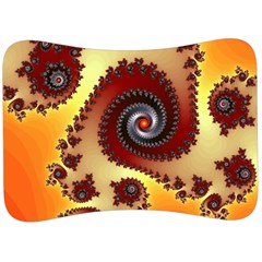 Fractal Rendering Spiral Twist Velour Seat Head Rest Cushion by Pakrebo