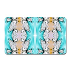 Seamless Wallpaper Pattern Symmetry Art Magnet (rectangular) by Pakrebo