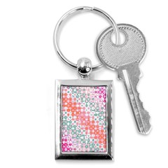 Springtemptation Key Chain (rectangle) by designsbyamerianna