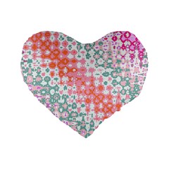 Springtemptation Standard 16  Premium Heart Shape Cushions by designsbyamerianna