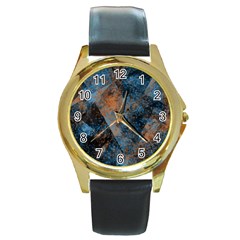 Rustictomorrow Round Gold Metal Watch by designsbyamerianna