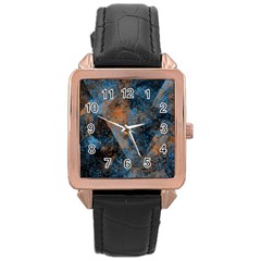 Rustictomorrow Rose Gold Leather Watch 