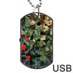 Urbangeometry Dog Tag Usb Flash (two Sides) by designsbyamerianna