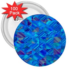 Brokenmirrors 3  Buttons (100 Pack)  by designsbyamerianna