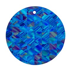 Brokenmirrors Round Ornament (two Sides) by designsbyamerianna