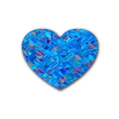 Brokenmirrors Rubber Coaster (heart)  by designsbyamerianna