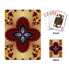 Kaleidoscope Fractal Pattern Playing Cards Single Design (rectangle) by Pakrebo