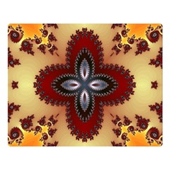 Kaleidoscope Fractal Pattern Double Sided Flano Blanket (large) 