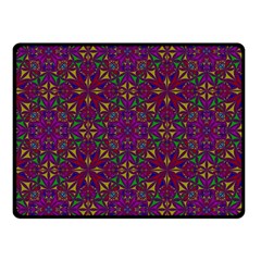 Triangle Pattern Kaleidoscope Color Double Sided Fleece Blanket (small)  by Pakrebo