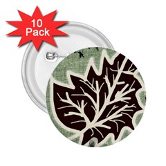 Drawing Autumn Leaves Season 2 25  Buttons (10 Pack)  by Pakrebo