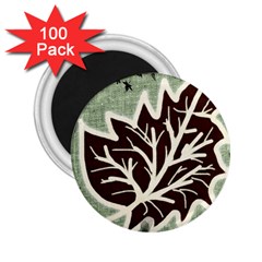 Drawing Autumn Leaves Season 2 25  Magnets (100 Pack)  by Pakrebo