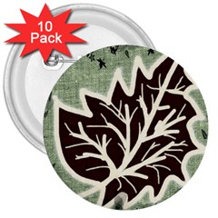 Drawing Autumn Leaves Season 3  Buttons (10 Pack)  by Pakrebo