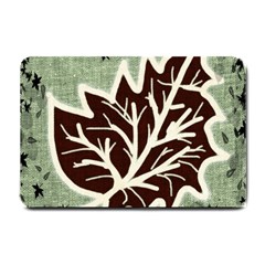 Drawing Autumn Leaves Season Small Doormat  by Pakrebo