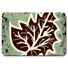 Drawing Autumn Leaves Season Large Doormat  by Pakrebo