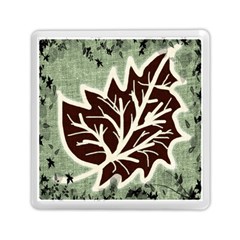 Drawing Autumn Leaves Season Memory Card Reader (square) by Pakrebo