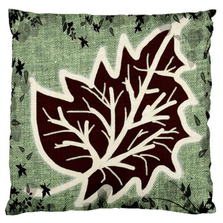 Drawing Autumn Leaves Season Standard Flano Cushion Case (One Side)