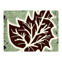 Drawing Autumn Leaves Season Double Sided Flano Blanket (mini)  by Pakrebo