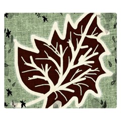 Drawing Autumn Leaves Season Double Sided Flano Blanket (small)  by Pakrebo