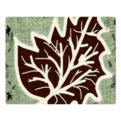 Drawing Autumn Leaves Season Double Sided Flano Blanket (large)  by Pakrebo