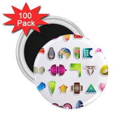 Shapes Abstract Set Pack 2 25  Magnets (100 Pack)  by Pakrebo