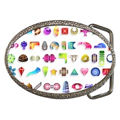 Shapes Abstract Set Pack Belt Buckles by Pakrebo