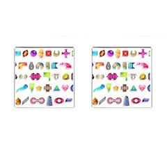 Shapes Abstract Set Pack Cufflinks (square) by Pakrebo