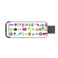 Shapes Abstract Set Pack Portable Usb Flash (two Sides) by Pakrebo