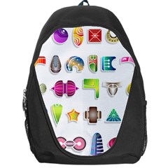 Shapes Abstract Set Pack Backpack Bag