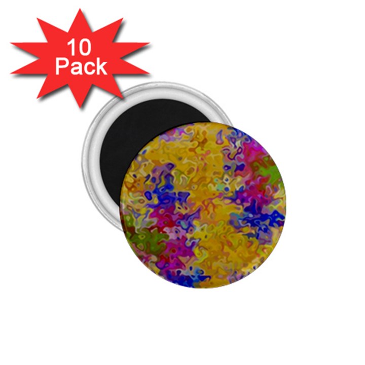 Marble Texture Abstract Abstraction 1.75  Magnets (10 pack) 