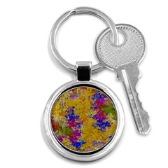 Marble Texture Abstract Abstraction Key Chain (round) by Pakrebo