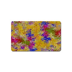 Marble Texture Abstract Abstraction Magnet (name Card) by Pakrebo