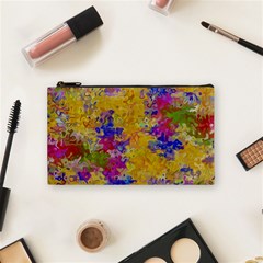 Marble Texture Abstract Abstraction Cosmetic Bag (small) by Pakrebo