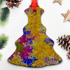 Marble Texture Abstract Abstraction Christmas Tree Ornament (two Sides) by Pakrebo