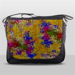 Marble Texture Abstract Abstraction Messenger Bag by Pakrebo