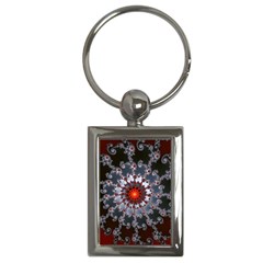 Fractal Rendering Spiral Helix Key Chain (rectangle) by Pakrebo