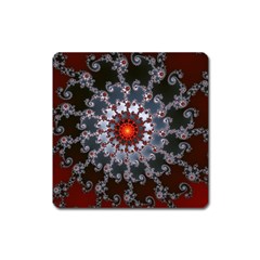 Fractal Rendering Spiral Helix Square Magnet by Pakrebo