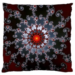 Fractal Rendering Spiral Helix Large Cushion Case (two Sides) by Pakrebo