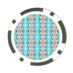 Seamless Wallpaper Pattern Ornament Poker Chip Card Guard (10 Pack)